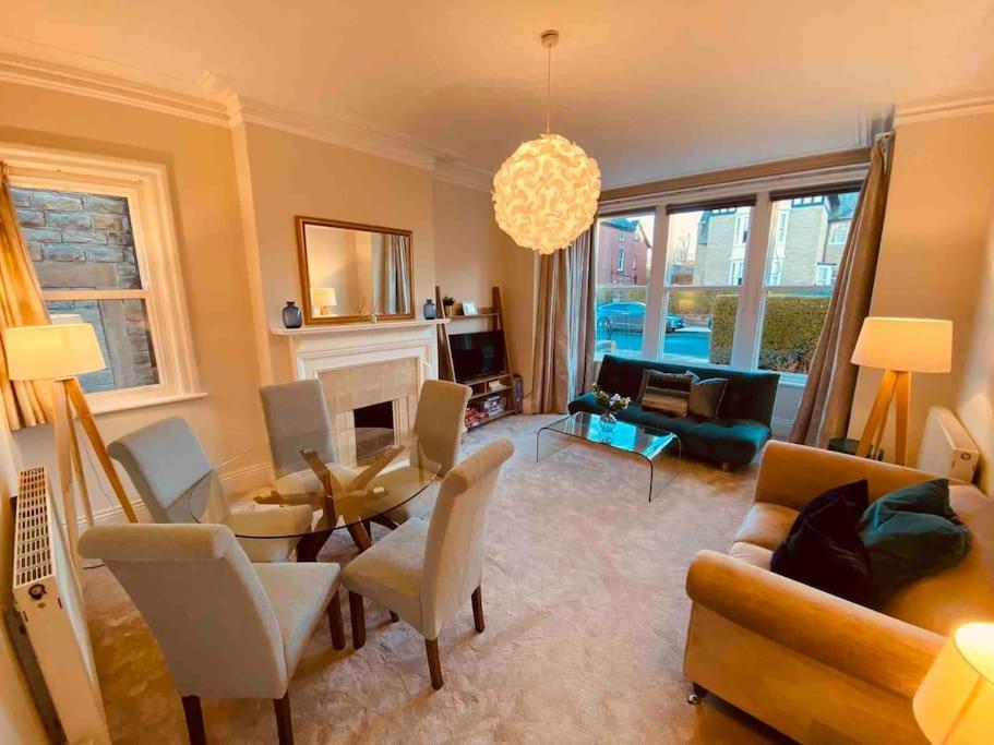 Garden Apartment, Central Harrogate With Parking Exterior photo